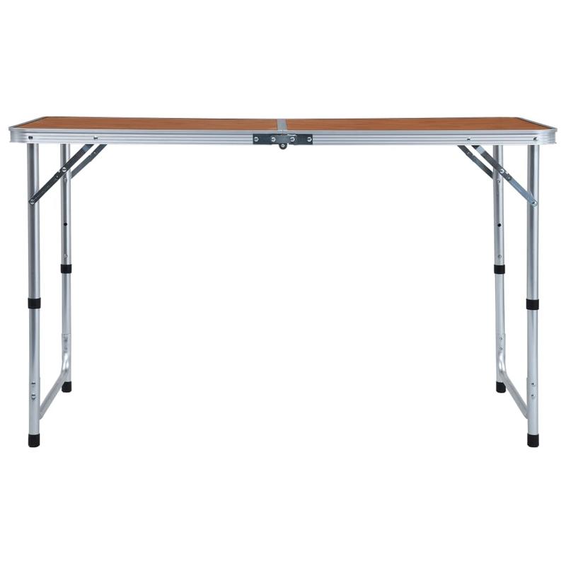 Campingtafel – Inklapbare Tafel – Picknicktafel – Kampeertafel – Lichtgewicht Aluminium – Verstelbare Hoogte – Draagvermogen 50 Kg