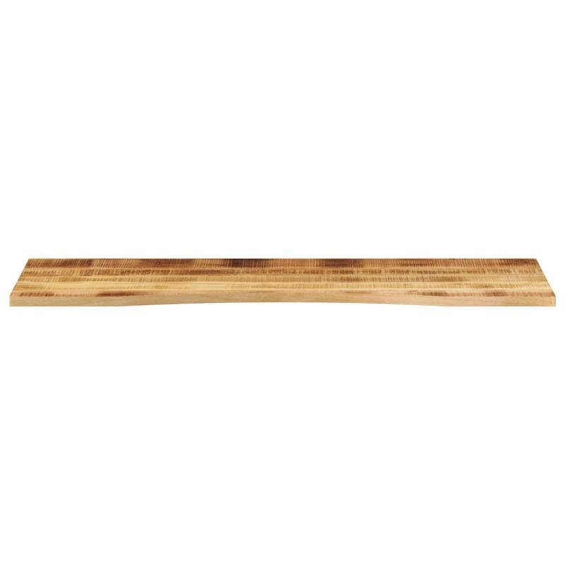 Bureaublad Mangohout – Tafelblad – Werkblad – Bureaublad – Massief Houten Blad – Met Inzet – 160x50x2,5 cm – Duurzaam & Stoer