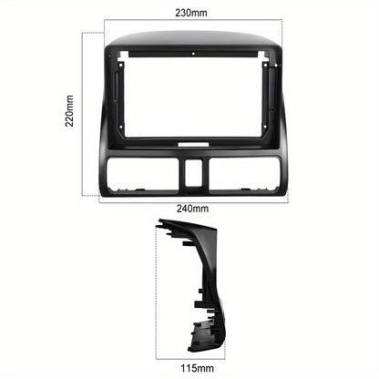 Android 15 Auto Multimedia – Car Stereo – Navigatiesysteem – Touchscreen Radio – Double Din Stereo – 9 Inch IPS Scherm – Draadloos CarPlay & Android Auto – Inclusief AHD Achteruitrijcamera & Stuurwielbediening