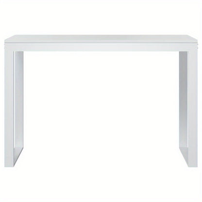 Computer Desk Measuring 110X60X73 Cm Made of White Particle Board, Composite Wood, Smooth, Moisture-Resistant, Anti-Warping, Anti-Cracking; This Desk Is a Perfect Addition to Your Home, Office, Study, Bedroom, Or Living Room.