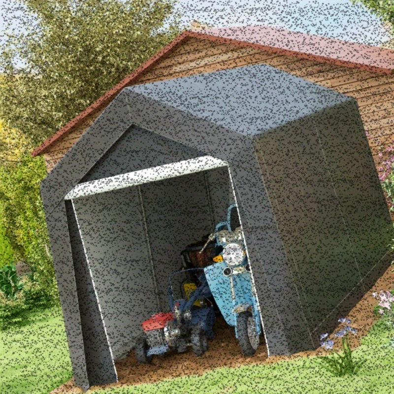 Opslagtent – Opbergtent – Garagetent – Tuinschuur – Weidetent – Waterdicht en UV-bestendig – Stevig Aluminium Frame met Ritsdeur