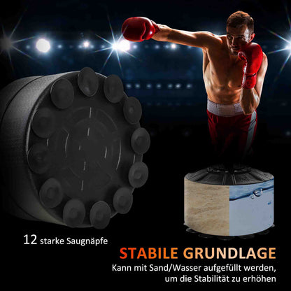 Vrijstaande Bokszak – Bokszakstandaard – Speedball – Trainingszak – Punching Bag – Verstelbare Hoogte 160-230 cm – Stevige Basis Met Zandvulling