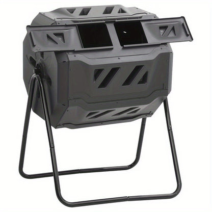 Compostbak – Compostvat – Composter – Compostton – Afvalbak – 160 Liter Inhoud – 360 Graden Draaibaar Ontwerp