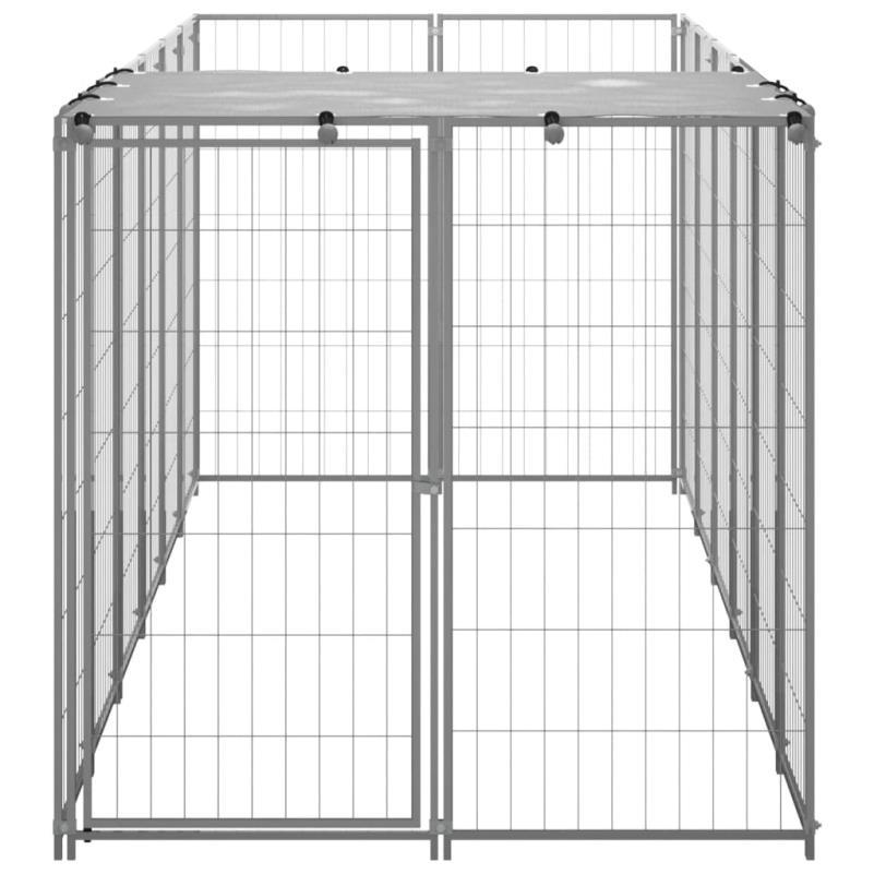 Hondenkennel – Hondenren – Hondenkooi – Dierenverblijf – Hondenhok – Groot 330x110x110 cm – Stevige Stalen Constructie – Weerbestendig Veilig Verblijf