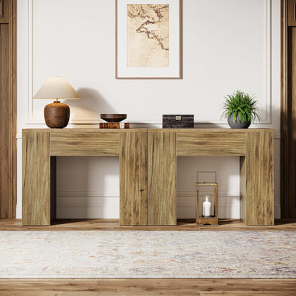 Bijzettafel – Sidetable – Nachtkastje – Bijzettafeltje – Houten Tafel – Style1 – Ruim Tafelblad 80x40 cm – Stevige Massief Houten Constructie