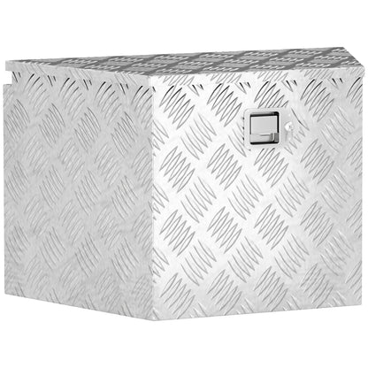 Aluminium Gereedschapskist – Gereedschapskoffer – Opbergkist – Tool Box – Werkplaatskist – Waterdicht – Lichtgewicht 73,7x41x46 cm – Zilver
