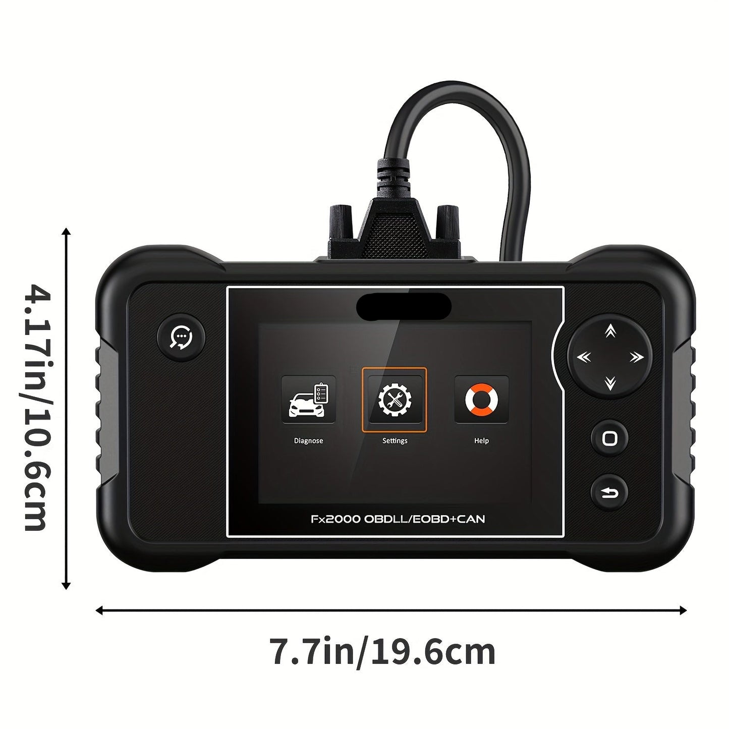 OBD2 Scanner – Autodiagnose Tool – Foutcode Lezer – ABS Systeem Tester – Airbag Scanner – ABS Bleeding – EPB Reset – 12V Batterijtest – Gratis Updates