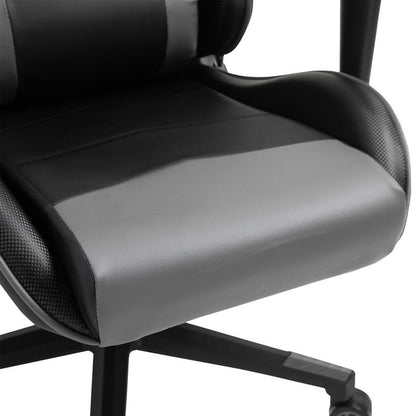 Ergonomische Bureaustoel – Bureaustoel – Gamestoel – Draaistoel – Bureaustoel Zwart – Hoogwaardig Schuim – Handmatig Verstelbare Rugleuning & Hoogte