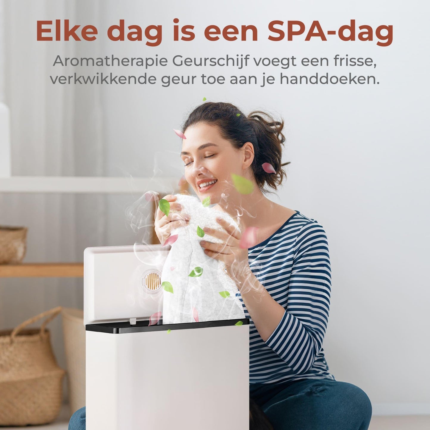 Handdoekverwarmer – Handdoekwarmer – Towel Warmer – Handdoek Stomer – Towel Heater – 20 Liter Capaciteit – Automatische Uitschakeling – Zwart