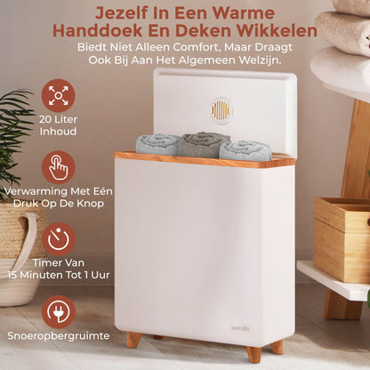 Handdoekverwarmer – Handdoekwarmer – Handdoekradiator – Towel Warmer – Towel Heater – 20 Liter Capaciteit – Automatische Uitschakeling