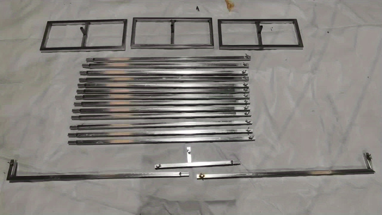 Achtergrondstandaard – Fotostatief – Achtergrondsysteem – Fotobackdrop – Studioframe – Verstelbaar Aluminium Frame – 3x6 Meter Groot – Stevig Carbonstaal