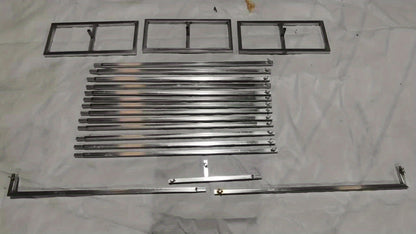 Achtergrondstandaard – Fotostatief – Achtergrondsysteem – Fotobackdrop – Studioframe – Verstelbaar Aluminium Frame – 3x6 Meter Groot – Stevig Carbonstaal