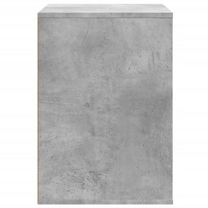 Opbergkast Beton Grijs – Bergkast – Ladekast – Vitrinekast – Opslagmeubel – Houten Constructie – 80x41x58 cm – Vergrendelbare Lades – Vloerstaander