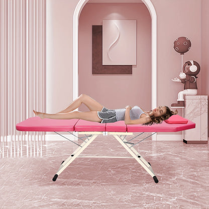 Massagetafel – Massagebed – Behandeltafel – Massagebank – Massagebed inklapbaar – Verstelbaar – Stevig Stalen Frame – Hoog Draagvermogen 250 kg