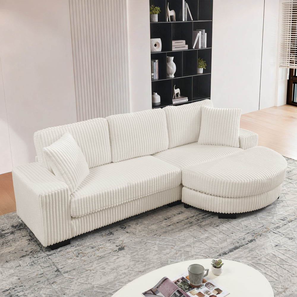 Modern Wit TV Meubel – Tv Meubel – Tv Kast – Tv Stand – Tv Console – Stevige Constructie – Ruime Opbergruimte – 140x40x30,5 cm – Geschikt Voor Flatscreen TVs
