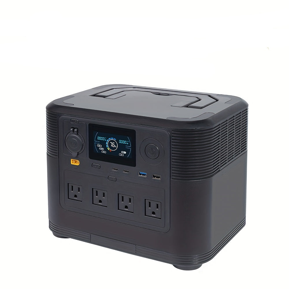 Draagbare Energieopslag – Mobiele Stroomvoorziening – Powerbank – Powerstation - Noodstroom – Compact – 2000W Piek – 3 Europese Stopcontacten