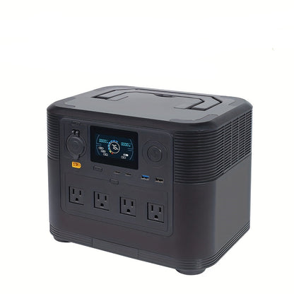 Draagbare Energieopslag – Mobiele Stroomvoorziening – Powerbank – Powerstation - Noodstroom – Compact – 2000W Piek – 3 Europese Stopcontacten
