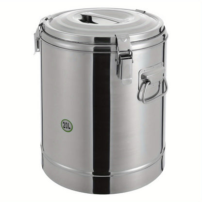 Geïsoleerde Emmer – Koelemmer – Bieremmer – Drinkemmer – Ijsemmer – Rvs Isolatie – 20 Liter Inhoud – Houdt Temperatuur 12 Uur
