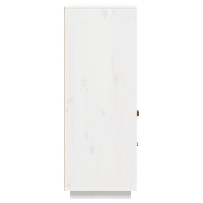 Hoge Houten Kast – Smalle Opbergkast – Hoge Kast – Opbergmeubel – Houten Kasten – Wit – Ruimtebesparend Hoog Model – Solide Hout Met Witte Afwerking
