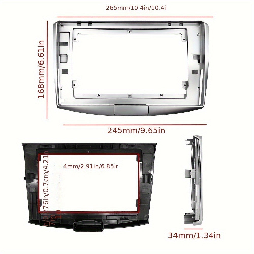 Android Autoradio – Auto Multimedia Systeem – Inbouw Radio – Navigatie Systeem – Touchscreen Radio – 10 Inch Full HD Scherm – 4GB RAM 64GB Opslag