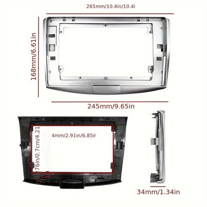 Android Autoradio – Auto Multimedia Systeem – Inbouw Radio – Navigatie Systeem – Touchscreen Radio – 10 Inch Full HD Scherm – 4GB RAM 64GB Opslag
