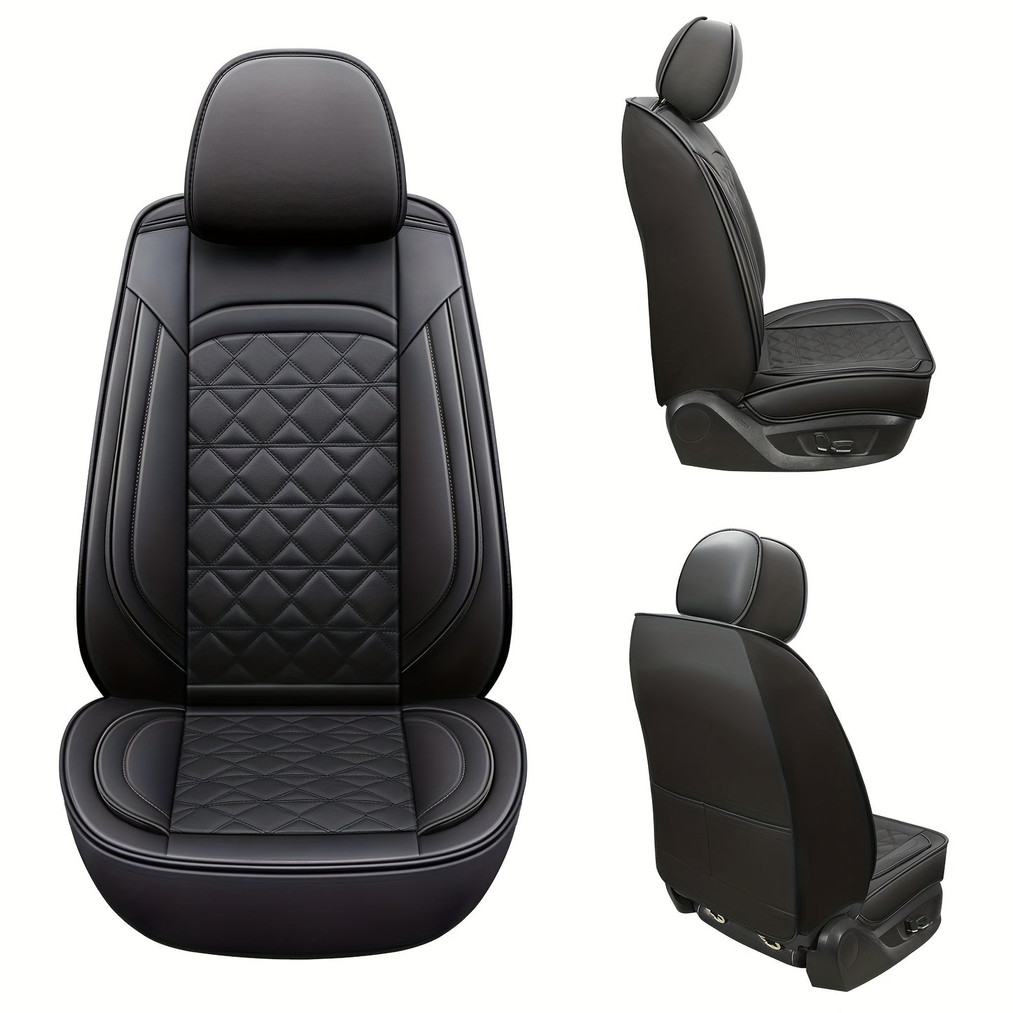 Autostoelhoezen – Stoelhoezen Auto – Zitbeschermer – Autostoelbekleding – Universele Seat Covers – 5 Zitplaatsen Set – PU Leer – Comfortabele Sponsvulling