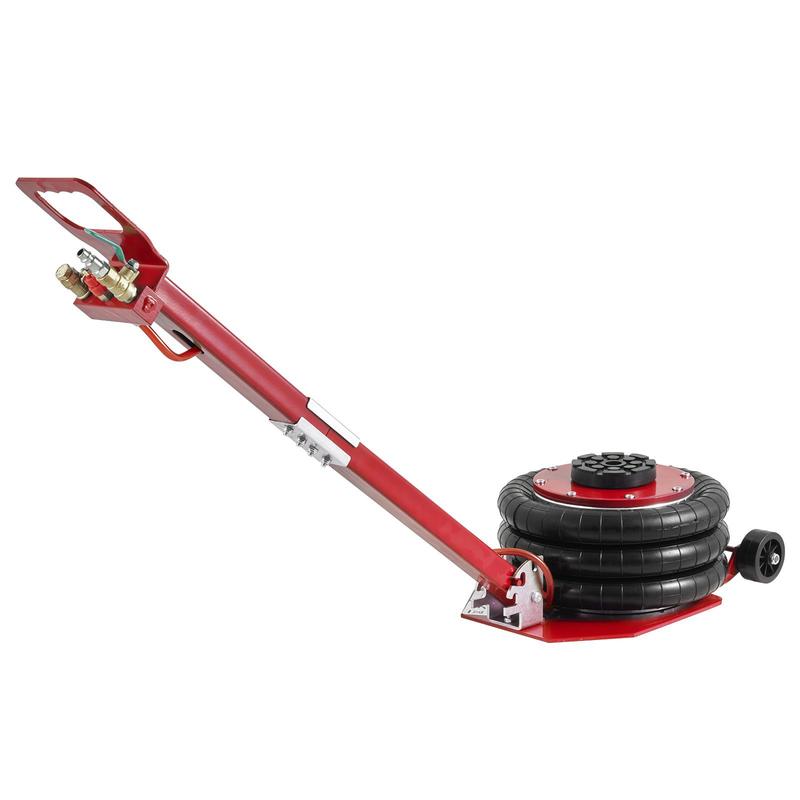 3-Ton Pneumatische Hevel – Luchtjack – Airjack – Pneumatische Krik – Autokrik – Drievoudige Luchtkussens – Verstelbare Hendel – Snel Heffen Tot 45 cm