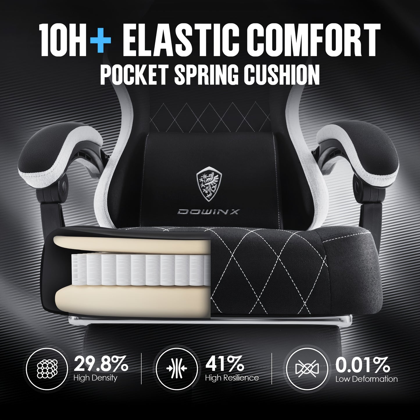 Gamingstoel – Gamestoel – Game Stoel – Gaming Chair – Racing Stoel – Ergonomisch – Stevig Legeringstaal Frame – Mintgroen