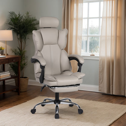 Gamingstoel – Gamestoel – Gaming Chair – Game Stoel – Bureaustoel – Ergonomisch Hoog Rugleuning – Verstelbare Lenden- & Hoofdsteun