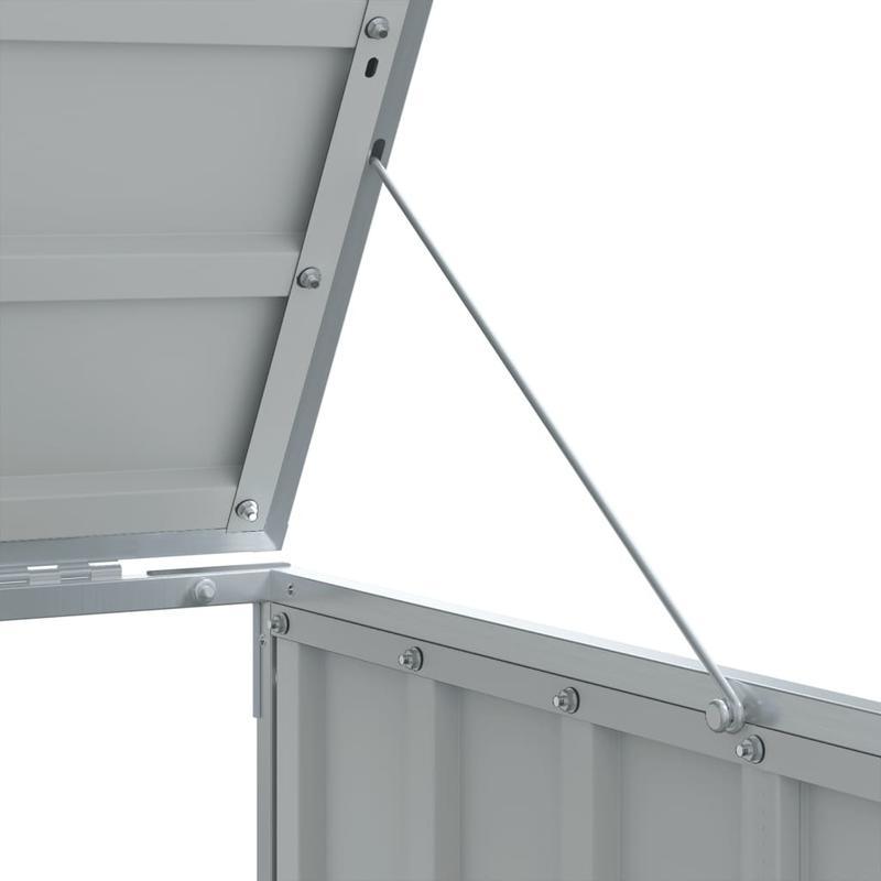 Afvalbak Buiten – Vuilnisbak – Afvalcontainer – Prullenbak – Stalen Bak – Grijs – 2 Ton Capaciteit – Weerbestendig En Roestvrij