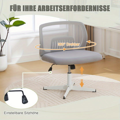 Bureaustoel – Bureaustoelen – Stoel – Draaistoel – Office Chair – Brede Gevoerde Zitting – 360° Draaibaar En Verstelbare Hoogte
