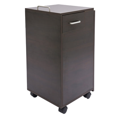 Manicure Tafel – Nageltafel – Nagelstudio Meubel – Schoonheidstafel – Bureau – Inklapbaar & Mobiel – Stille Lades & Stevig MDF Donkerbruin