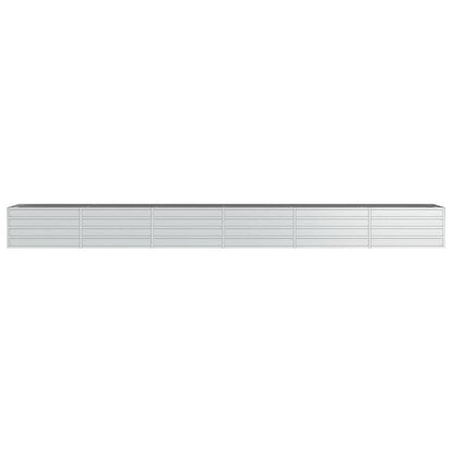 Verhoogde Plantenbak – Verhoogd Tuinbed – Bloembak – Kweekbak – Moestuinbak – Gegalvaniseerd Staal – 480x80x45 cm – Weerbestendig & Duurzaam
