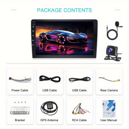 Android Autoradio – Dubbele Din Radio – Auto Multimedia Speler – Inbouw Navigatie Systeem – Dashboard Upgrade – 15 cm Touchscreen – Draadloze CarPlay & Android Auto – AHD Achteruitrijcamera & Stuurwielbediening