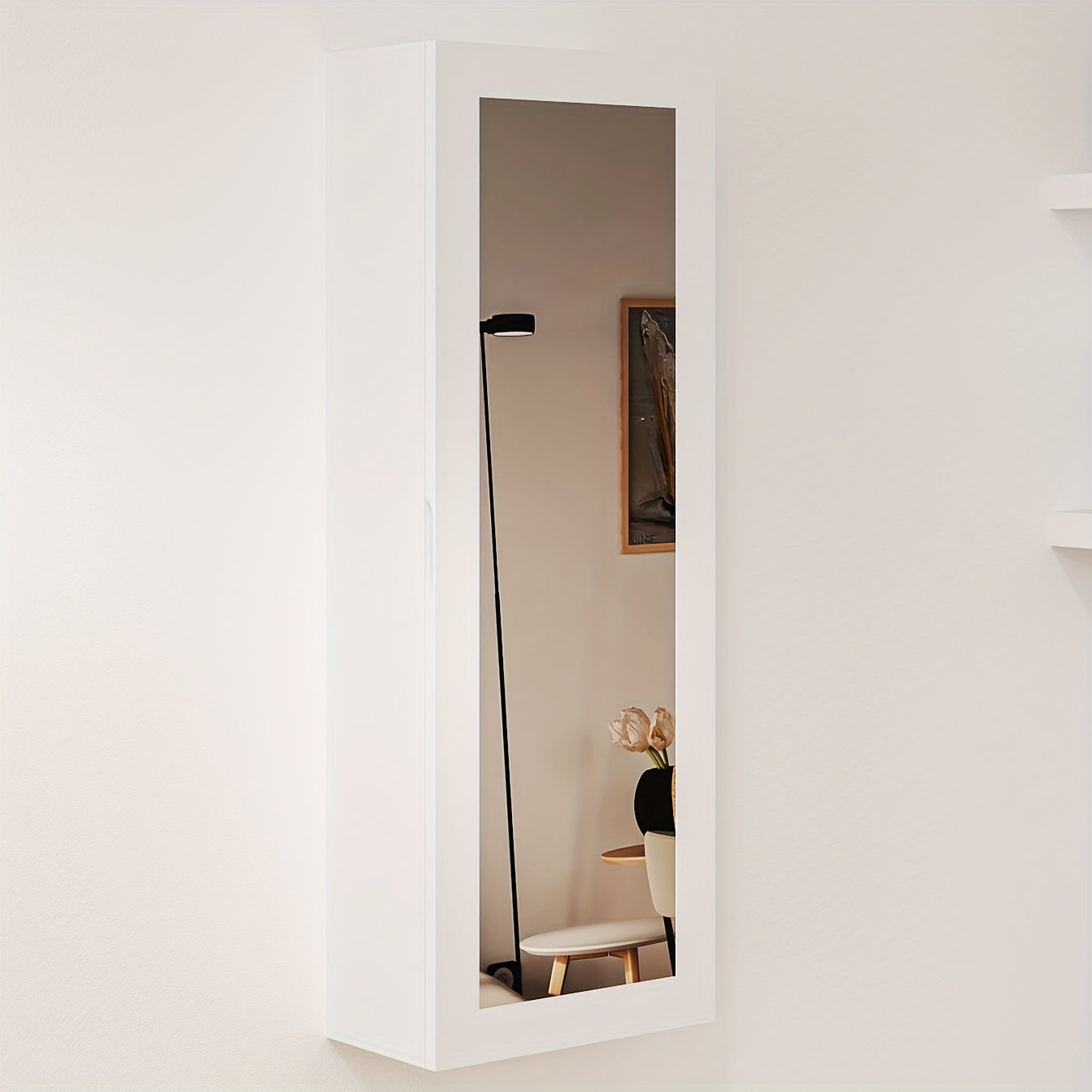 Wandstrijkplank – Opklapbare Strijkplank – Strijkbord Met Opbergruimte – Muurstrijkplank – Inclusief Spiegel – Ruimtebesparend Design – Hout En Metaal