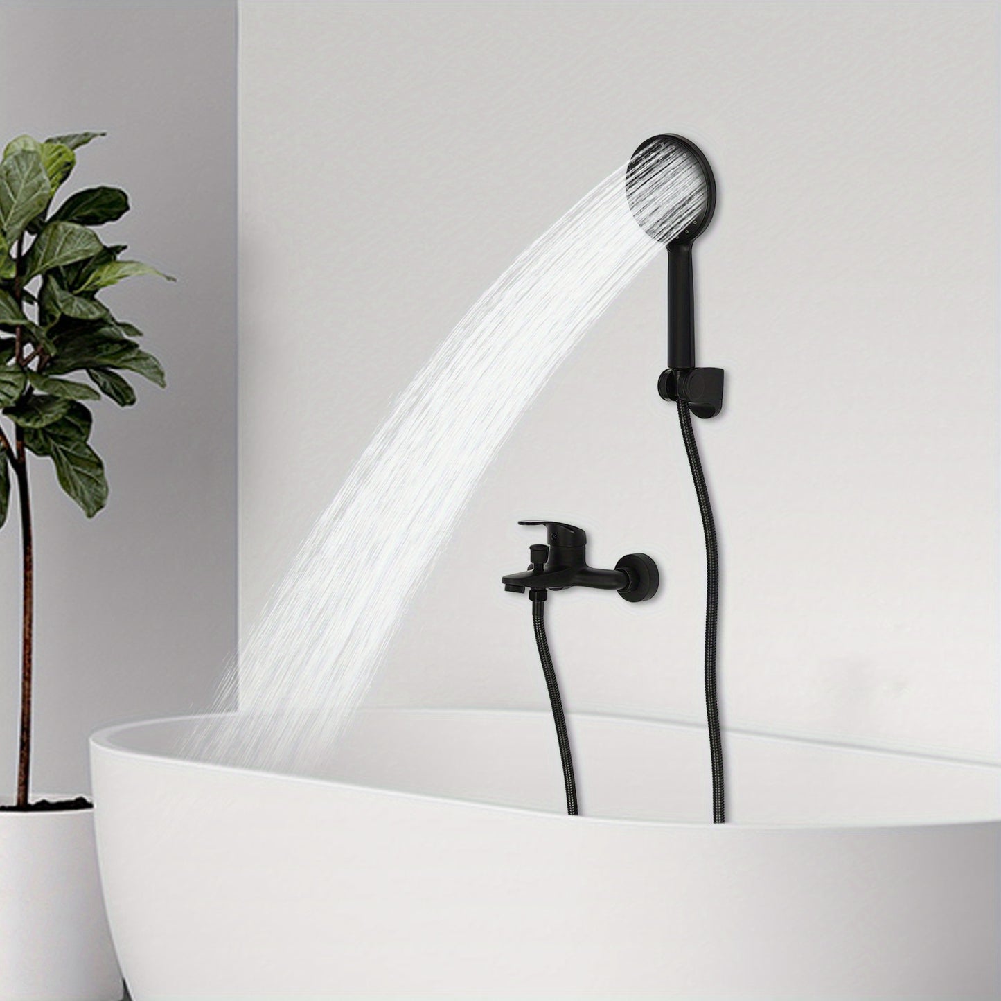 Doucheset – Douchekraan – Mengkraan – Handdouche – Douchegarnituur – Messing & RVS – 150 cm Flexibele Slang