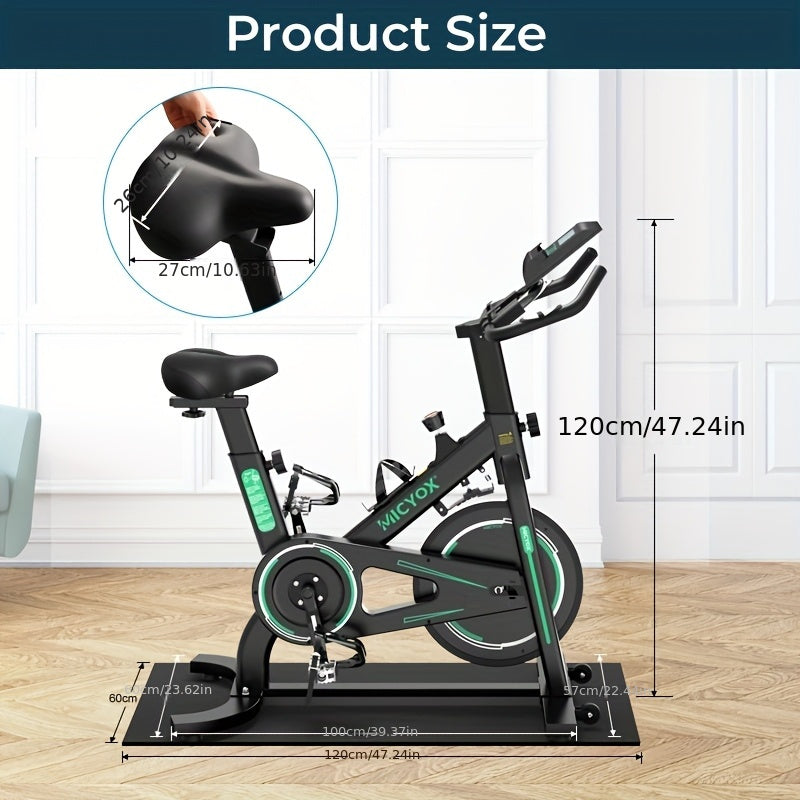 Magnetische Riemaandrijving – Fitness Aandrijving – Belt Drive – Loopband Riemaandrijving – Hometrainer Aandrijving – Zwart-Wit Design – Stil En Duurzaam – Robuust Ijzeren Frame
