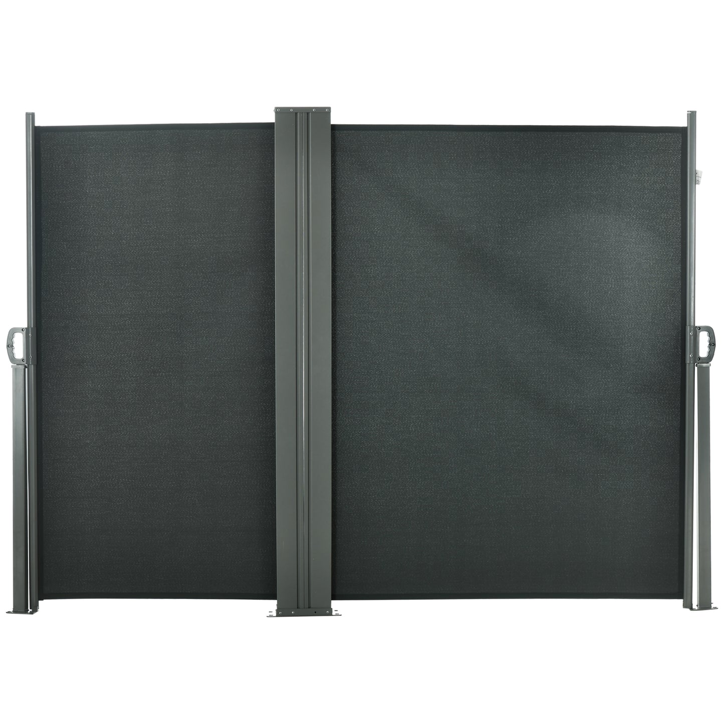 Uittrekbaar Scherm – Tuinafscheiding – Windscherm – Privacydoek – Balkonwand – Dubbelzijdige Privacy – 6 Meter Lang x 1,80 Meter Hoog – Anti-UV Polyester 180 g/m² Grijs