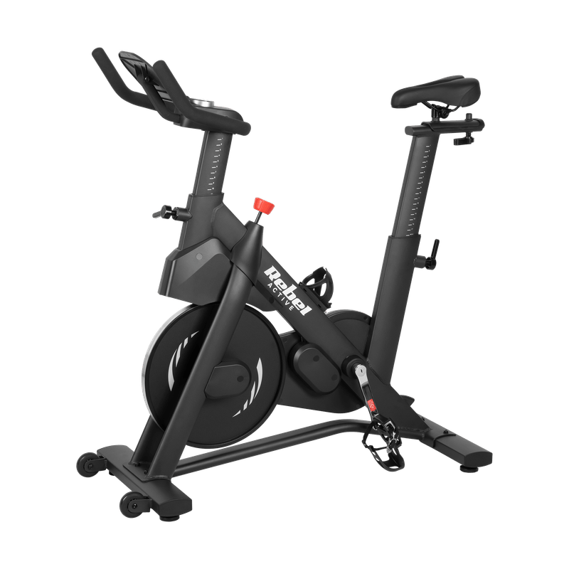 Hometrainer – Spinningfiets – Fitnessfiets – Indoorfiets – Trainfiets – Verstelbaar Zadel en Stuur – 12 kg Vliegwiel – LCD Display – Max 120 kg Belastbaar