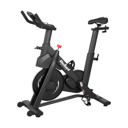 Hometrainer – Spinningfiets – Fitnessfiets – Indoorfiets – Trainfiets – Verstelbaar Zadel en Stuur – 12 kg Vliegwiel – LCD Display – Max 120 kg Belastbaar