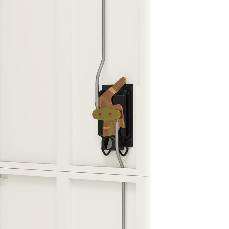 Archiefkast – Dossierkast – Ladenkast – Opbergkast – Documentenkast – Wit Stalen Design – Ruime Indeling 90x40x180 cm