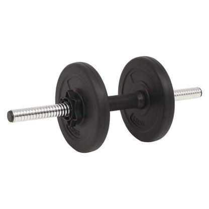 Dumbbell Set – Barbell Set – Gewichtenset – Halterset – Krachttrainingsset – 30 kg totaalgewicht – Duurzaam cement en staal