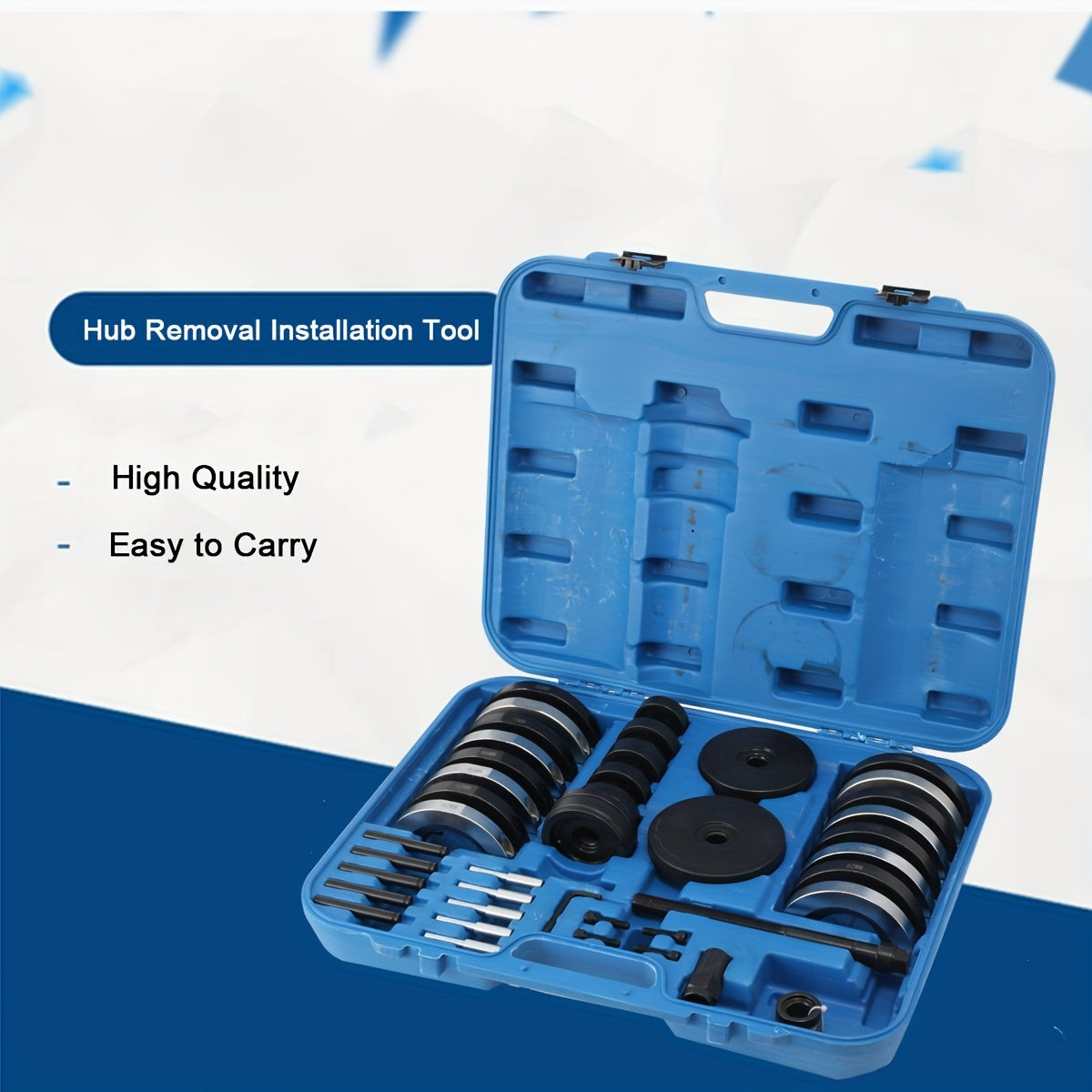 Wiellager Toolset – Wielager Gereedschap – Wiellager Reparatieset – Wielager Verwijderaar – Wielnaaf Montage Set – Geschikt Voor VAG 62-85 Mm – Hoogwaardig Metaal
