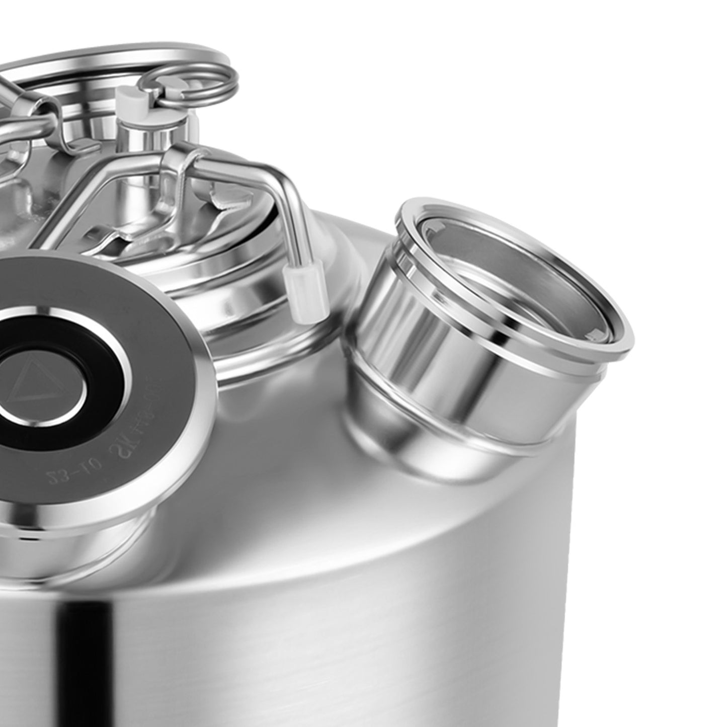 Bierfust Reinigingsvat – Fust – Keg – Bieraansluiting – Fustkoppeling – Roestvrijstaal 304 – 10 Liter Capaciteit