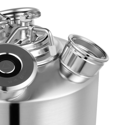 Bierfust Reinigingsvat – Fust – Keg – Bieraansluiting – Fustkoppeling – Roestvrijstaal 304 – 10 Liter Capaciteit