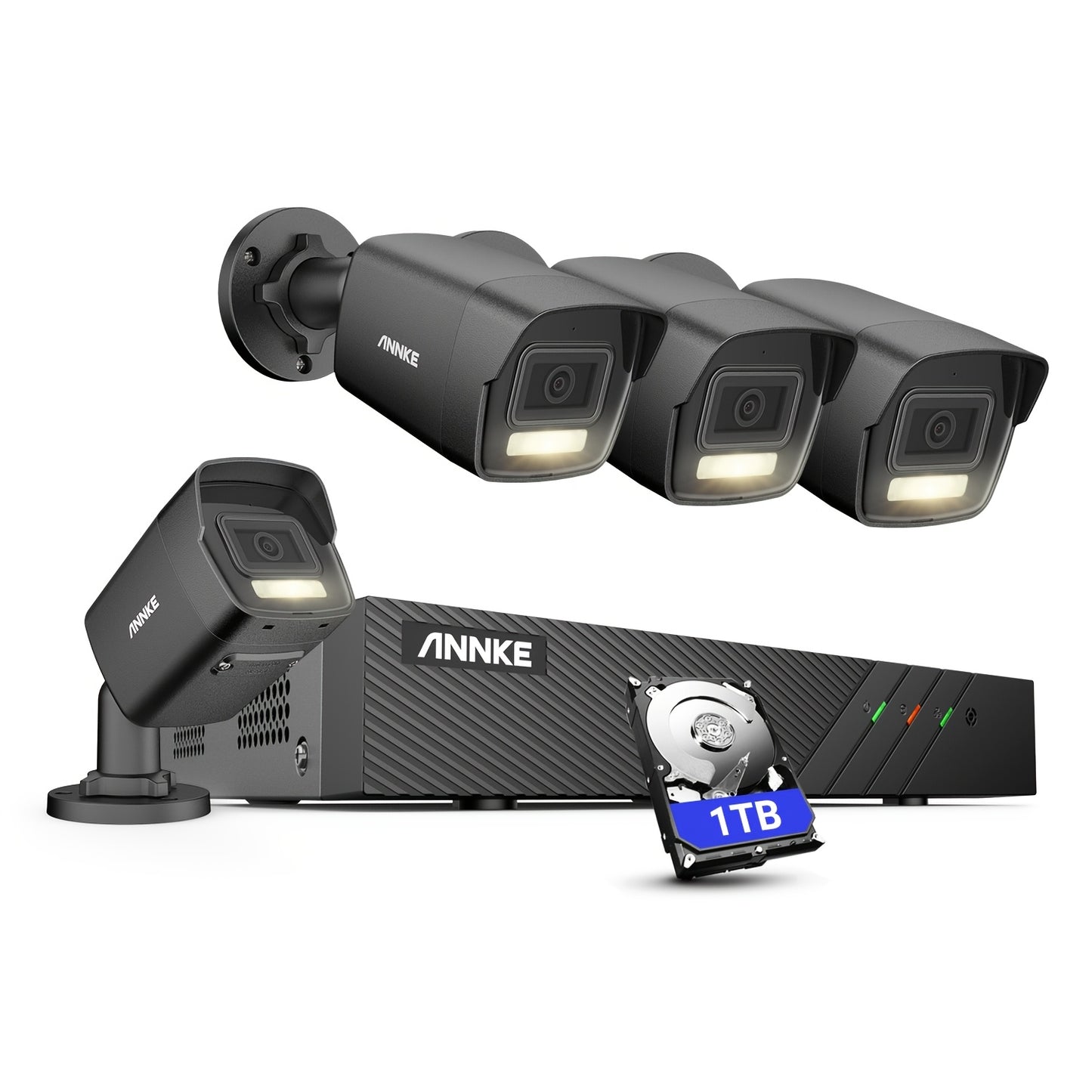 Beveiligingscamera Set – Camerabewaking – Bewakingscamera – IP Camera – Draadloze Beveiligingsset – 8-Kanaals 3K Resolutie – AI Persoons- en Voertuigdetectie