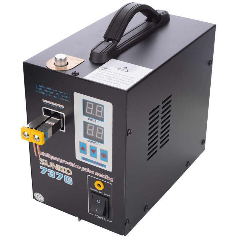Impulse lasapparaat – Impuls lasmachine – Spotlasser – Folielasapparaat – Kunststof lasapparaat – Instelbare lasstroom tot 800A – Voetpedaalbediening met LED-verlichting