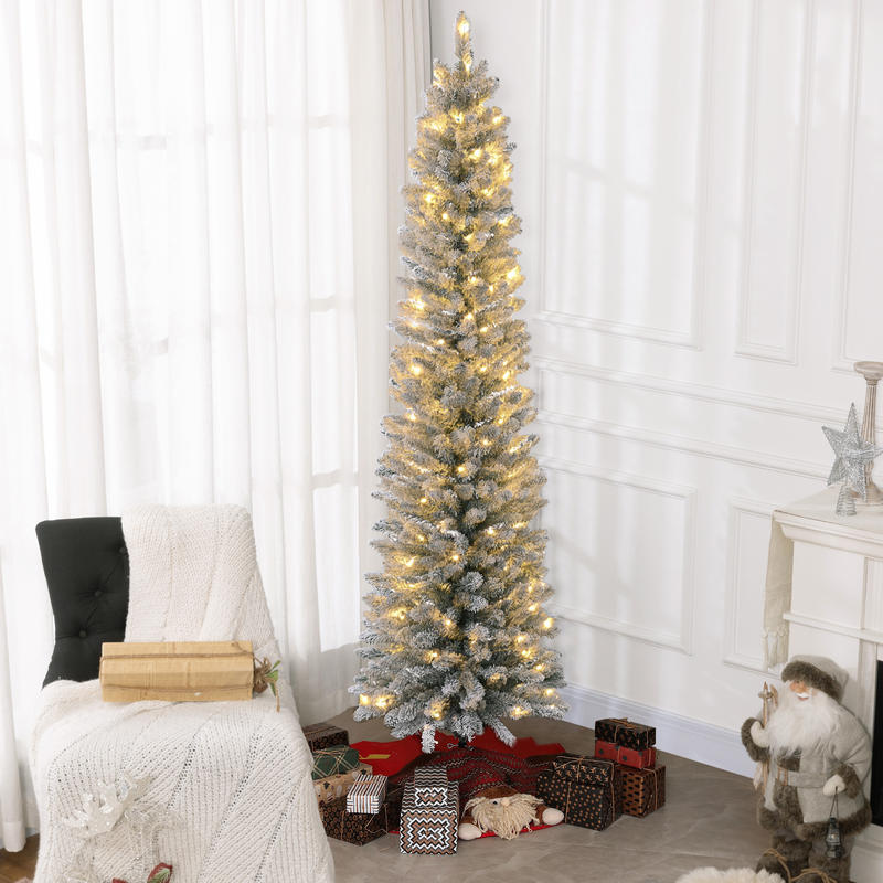 Kunstkerstboom – Nepkerstboom – Kerstboom Kunststof – Kerstdecoratie Boom – Kerstboom Groen – 210 cm Hoog – Makkelijk Op Te Zetten – Vlamvertragend Met Stabiele Metalen Standaard