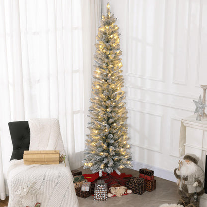 Kunstkerstboom – Nepkerstboom – Kerstboom Kunststof – Kerstdecoratie Boom – Kerstboom Groen – 210 cm Hoog – Makkelijk Op Te Zetten – Vlamvertragend Met Stabiele Metalen Standaard