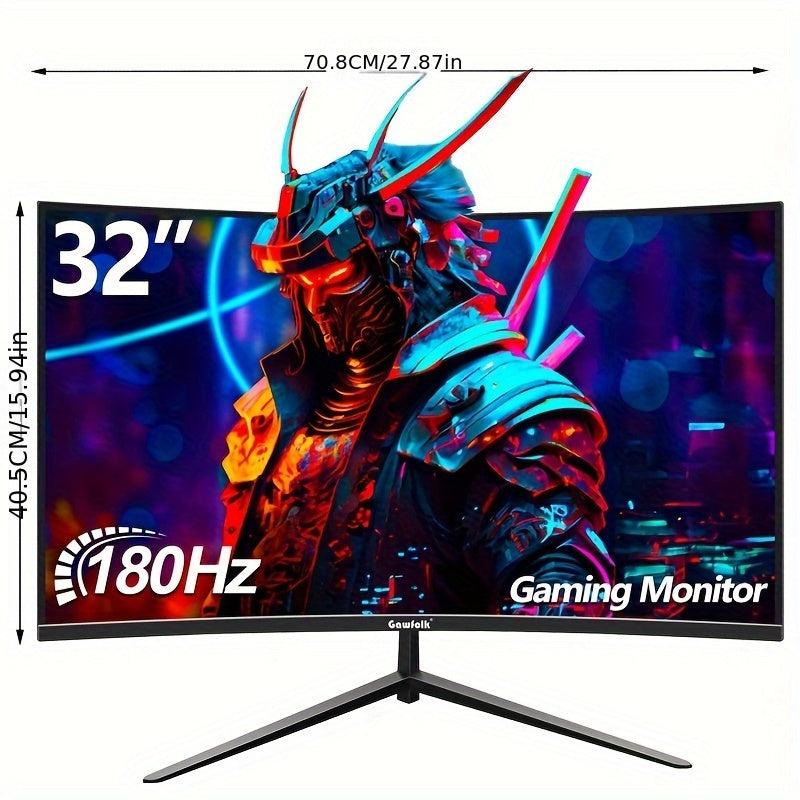Gaming Monitor – Curved Monitor – Full HD Scherm – 32 Inch Scherm – VA Paneel – 180Hz Verversingssnelheid – 1800R Kromming